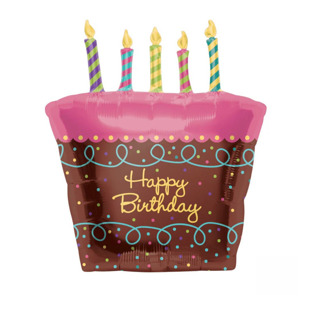 32" Birthday Cake Balloon