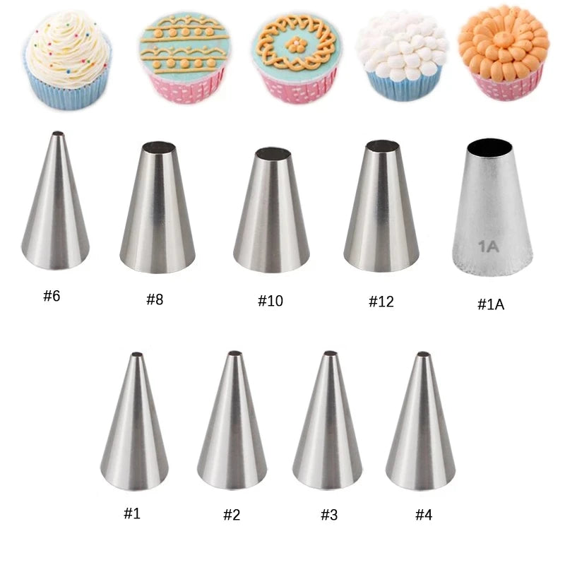 9 Pcs Round Tips