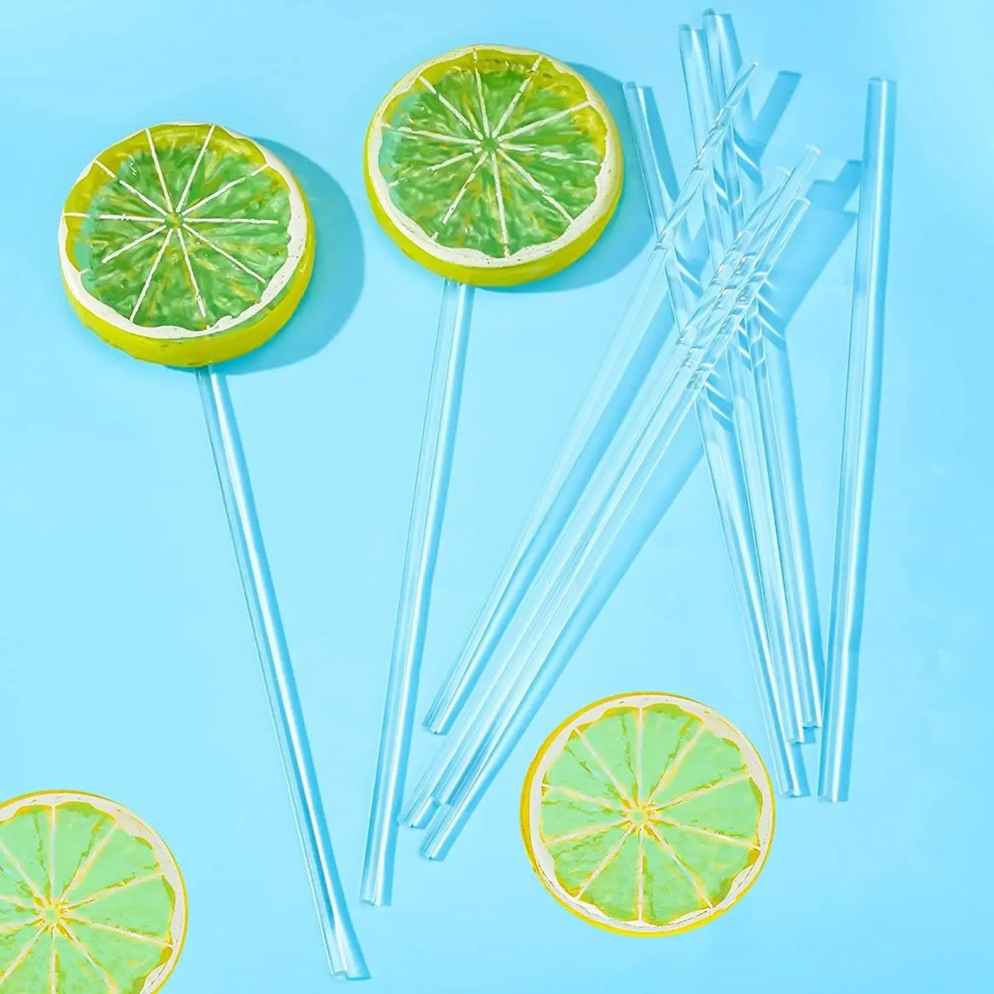 50Pcs Acrylic Clear Lollipop Sticks
