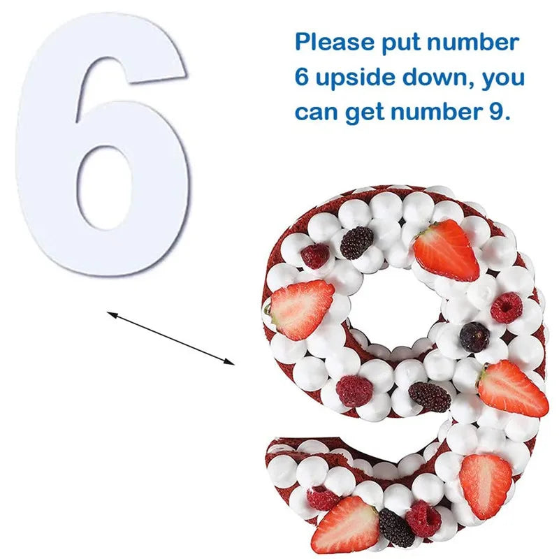 10/12/14/16" Number 0-9 Cake Stencils