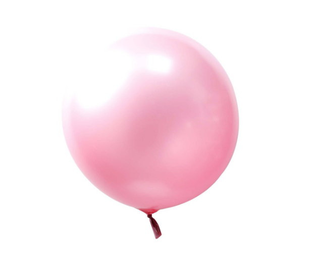 18" Chrome Pink Balloon