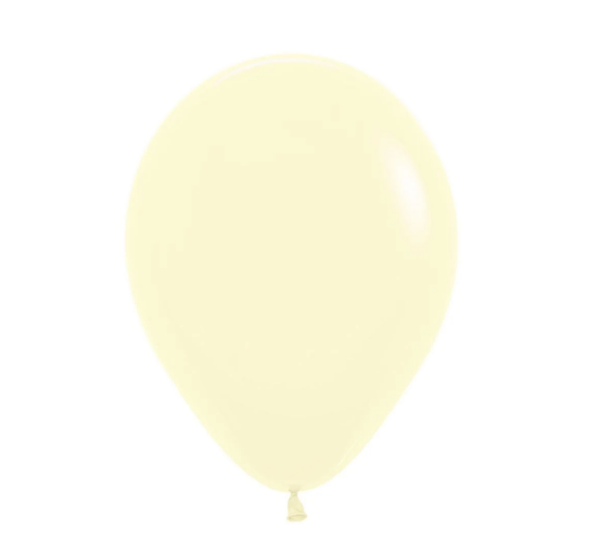 11" Pastel Yellow Balloon
