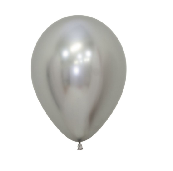 11" Reflex Silver Balloon