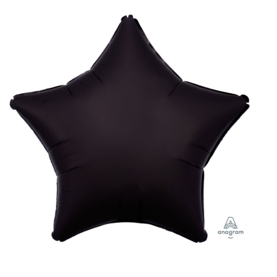 18" Black Star Balloon