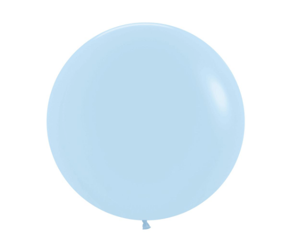 24" Pastel Blue Balloon