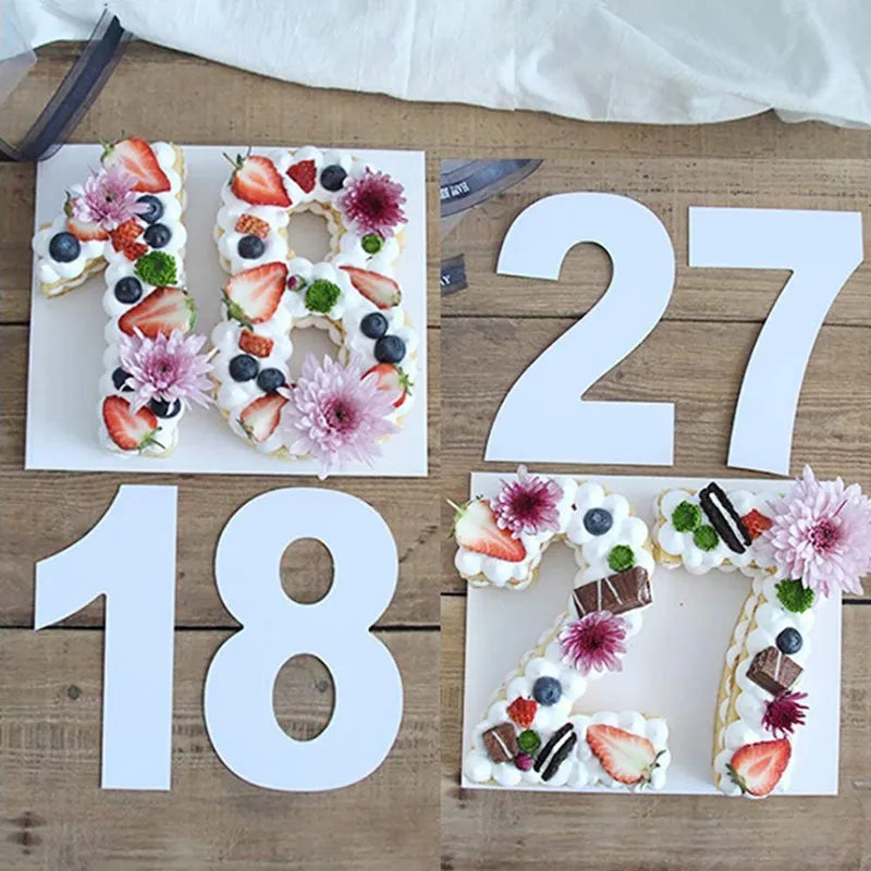 10/12/14/16" Number 0-9 Cake Stencils