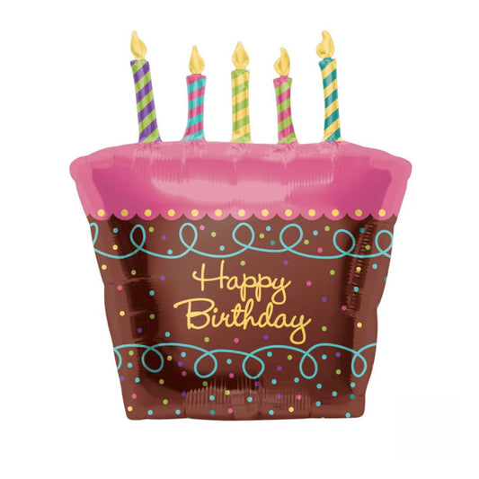 32" Birthday Cake Balloon