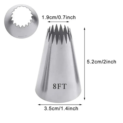4 Pcs Star Tips Set