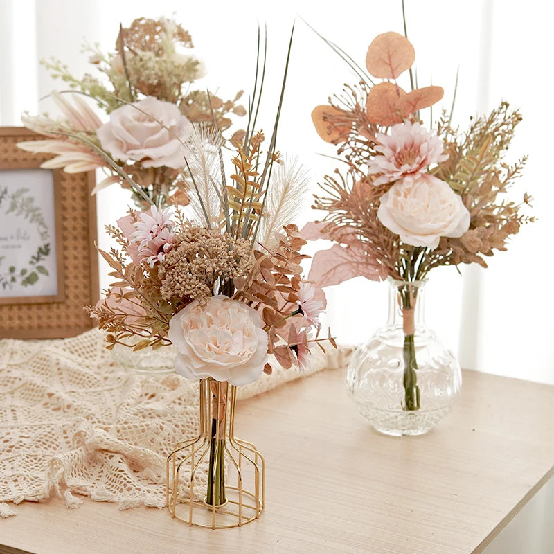 Pampas Artificial Flowers for Wedding Cake Decor