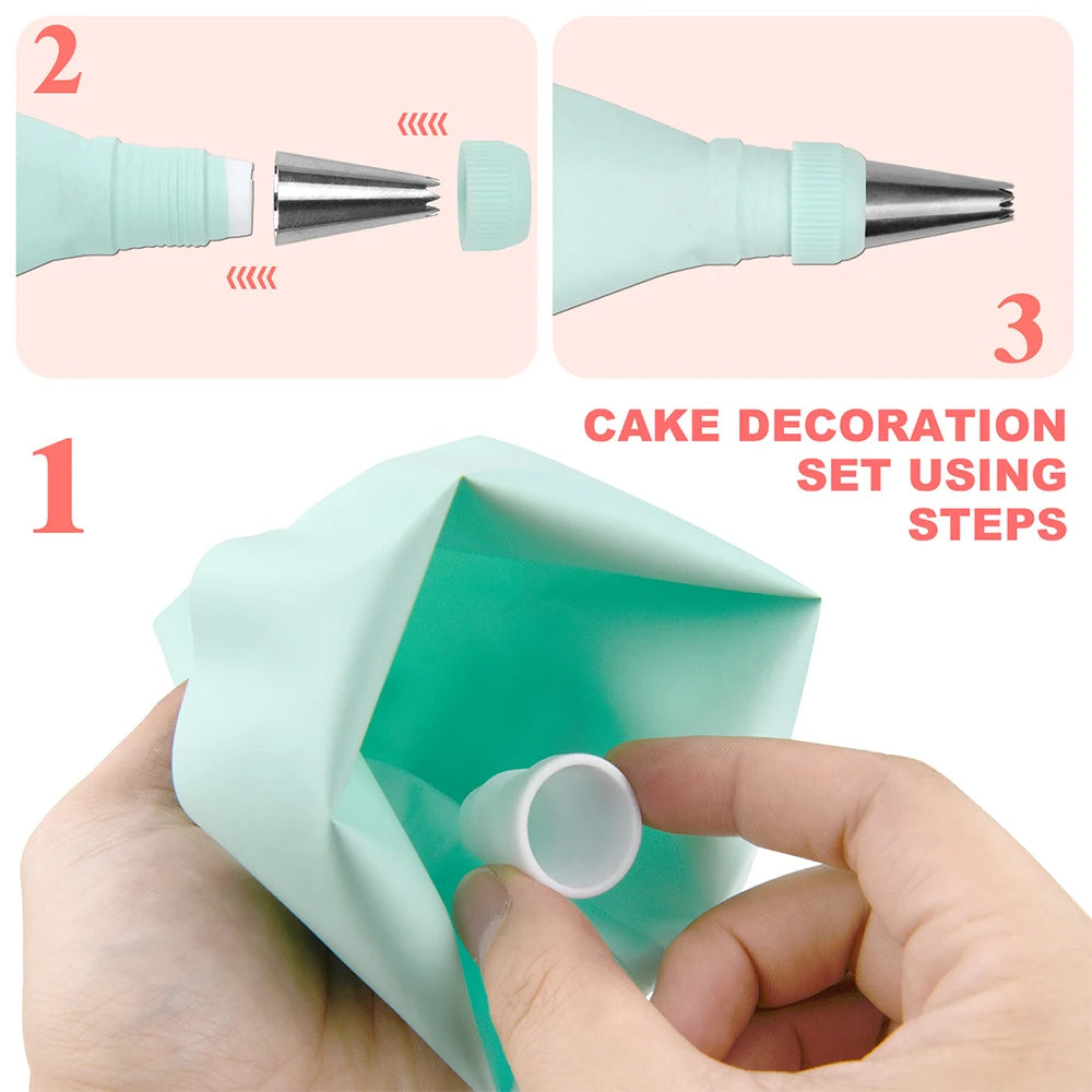 15pcs Set Cake Designing/Piping Tools