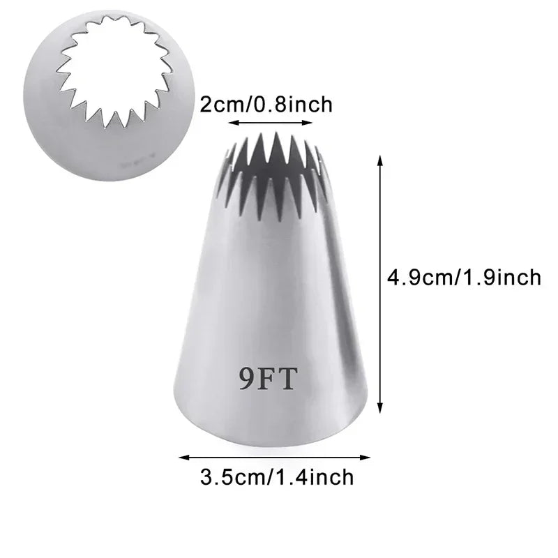 4 Pcs Star Tips Set