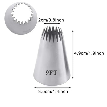 4 Pcs Star Tips Set