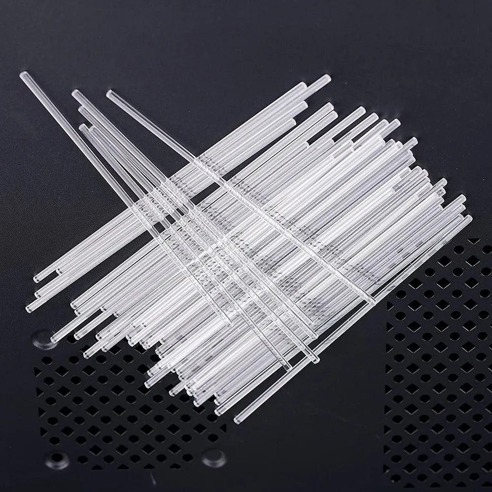 50Pcs Acrylic Clear Lollipop Sticks