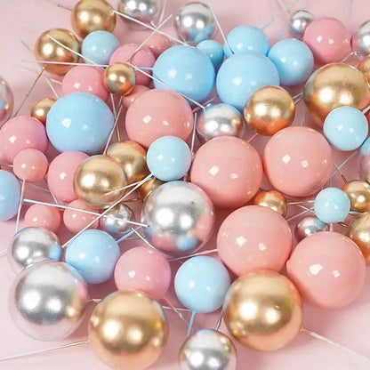 20Pcs Cake Decor Color Balls