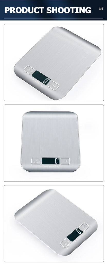 LCD Stainless Steel Kitchen Scale