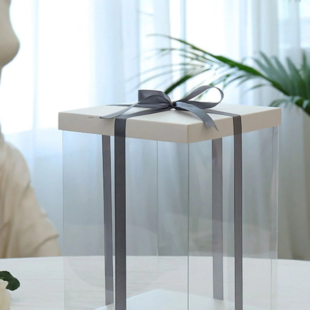 Clear Cake Box