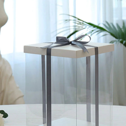 Clear Cake Box