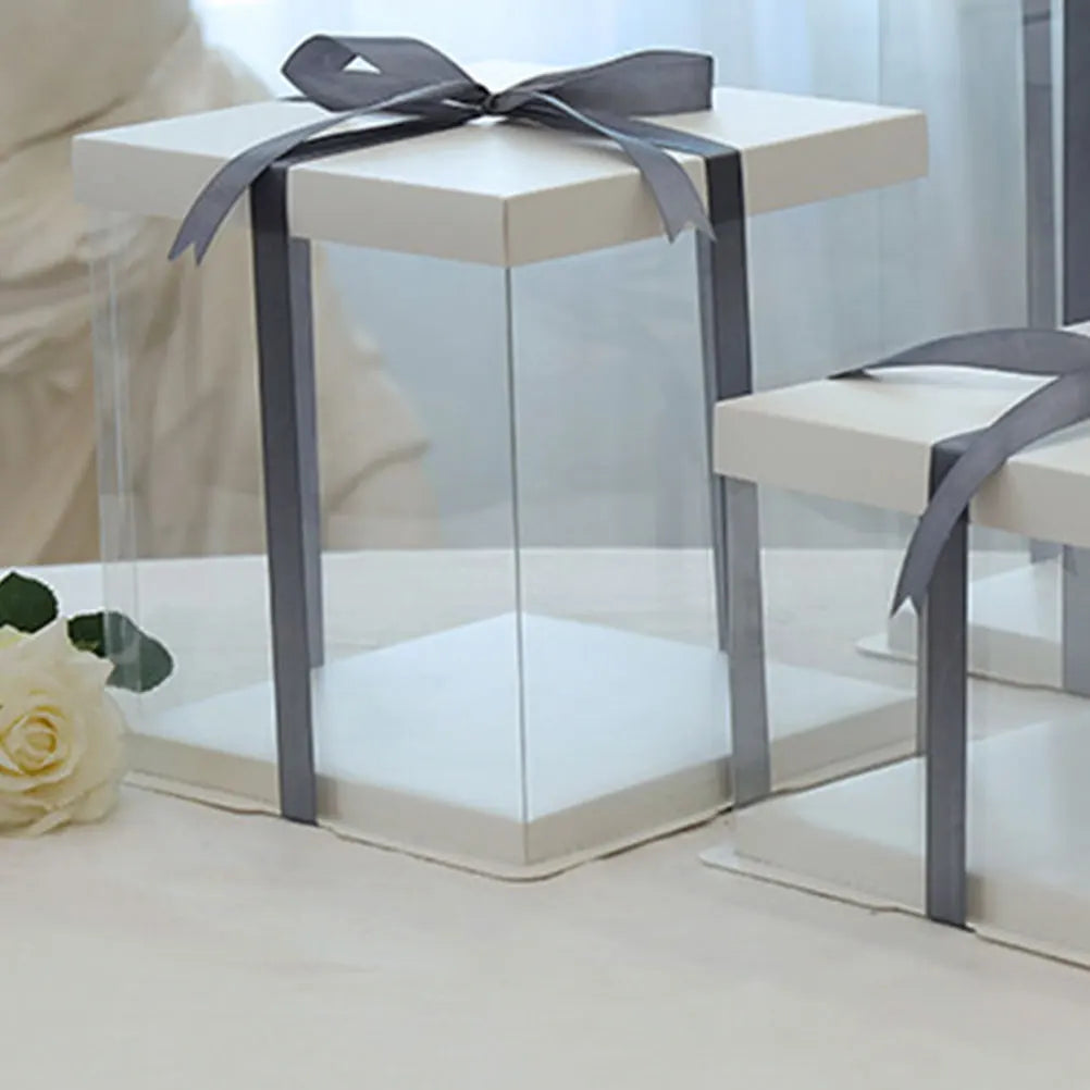 Clear Cake Box