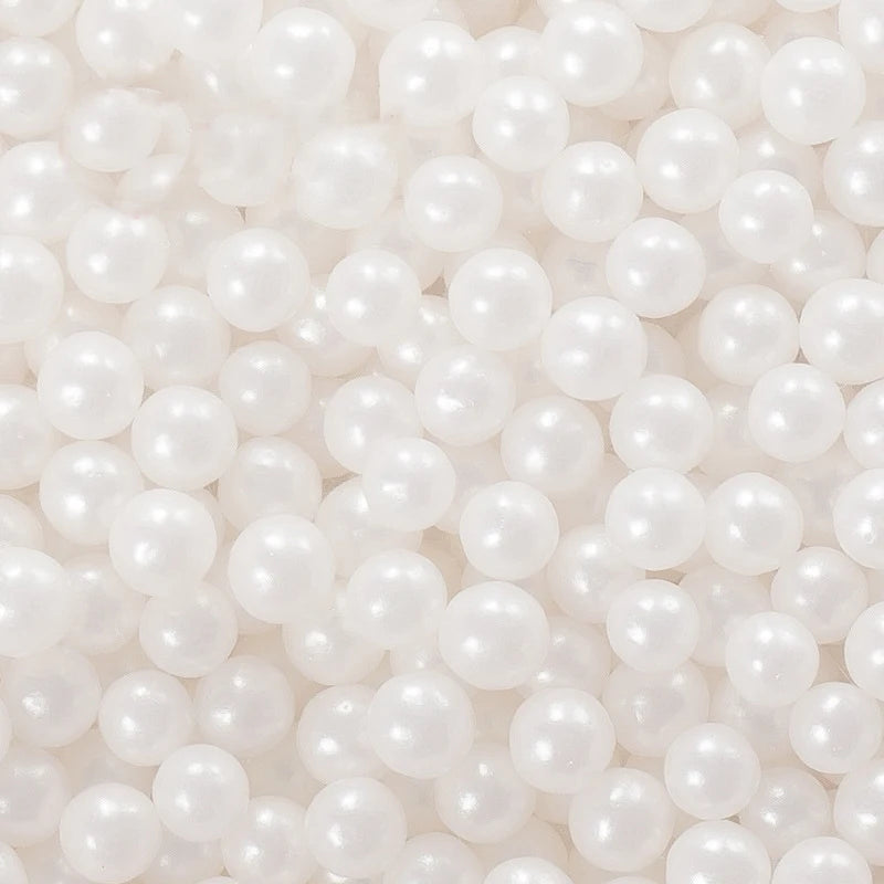 500g per bag - All sizes - Sugar White Pearls