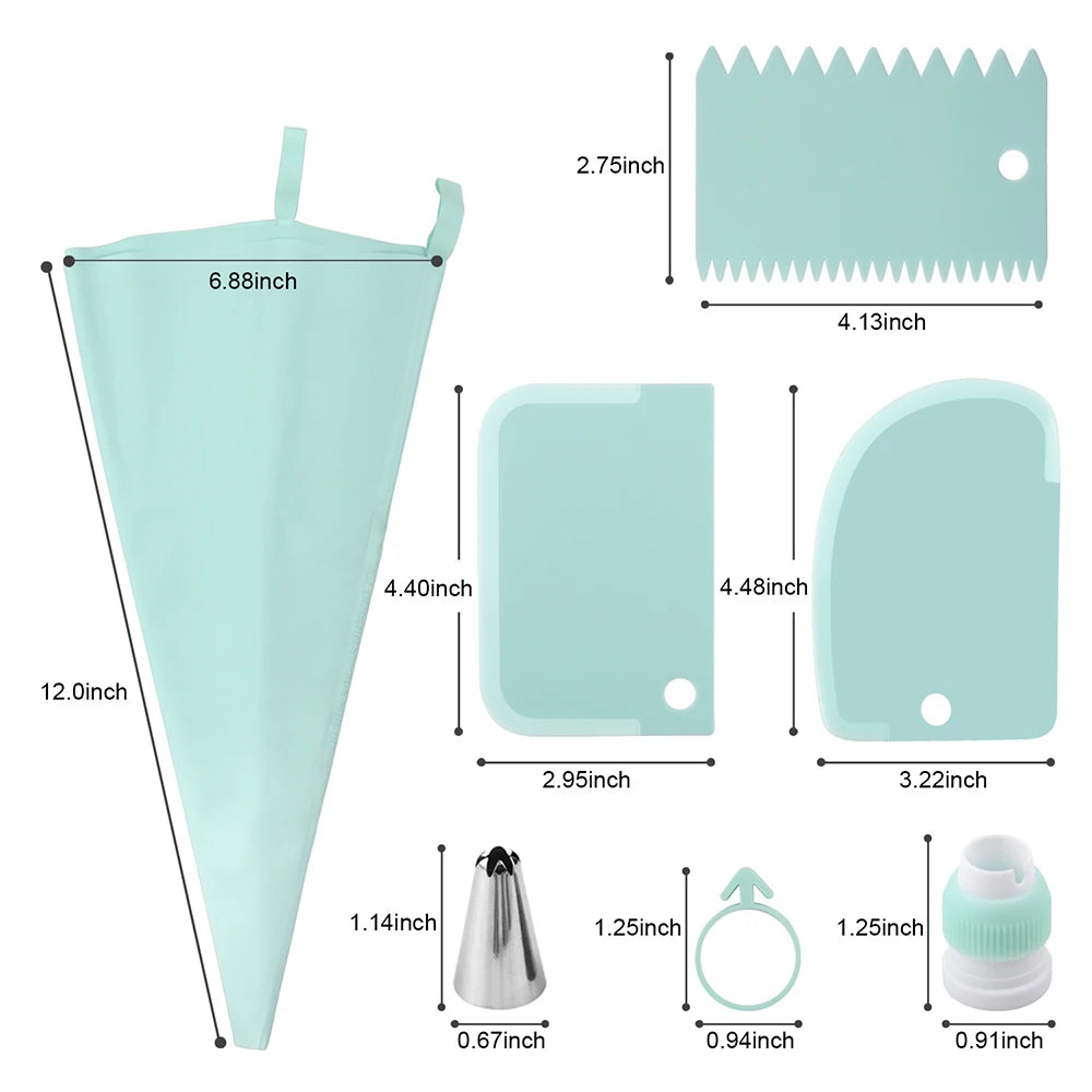 15pcs Set Cake Designing/Piping Tools