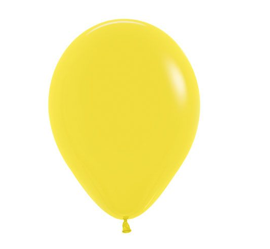 11" Yellow Balloon