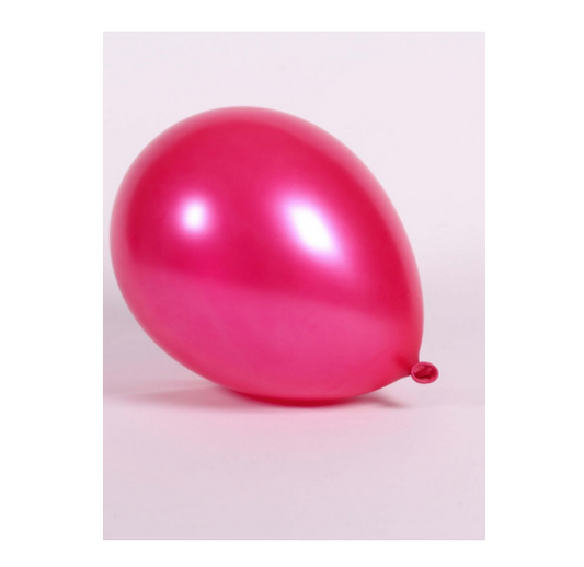 11" Metallic Fuchsia Balloon