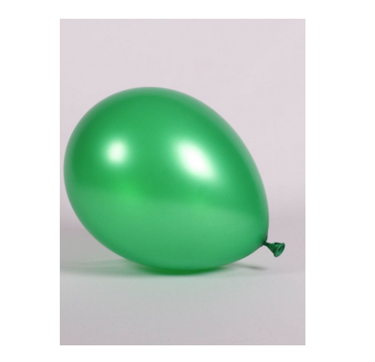 11" Metallic Green Balloon