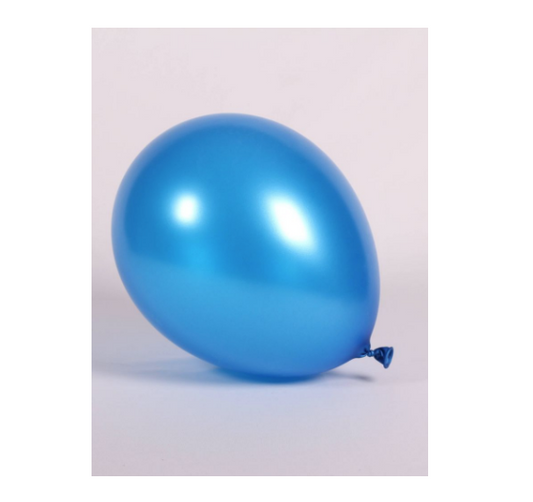 11" Metallic Blue Balloon