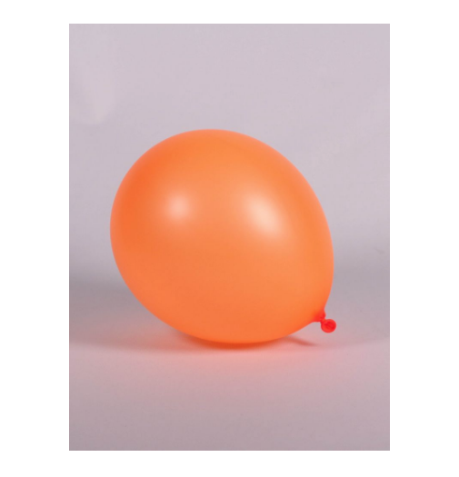 11" Neon Orange Balloon
