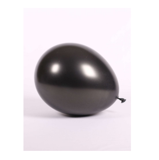 11" Metallic Black Balloon