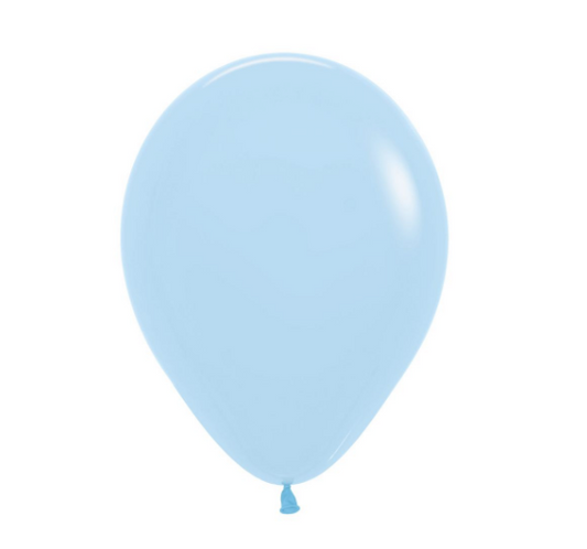11" Pastel Blue Balloon