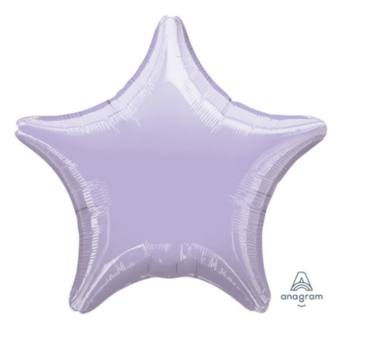 18" Pastel Lilac Star Balloon