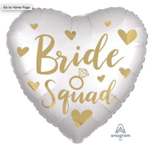 18" Bride Squad Balloon