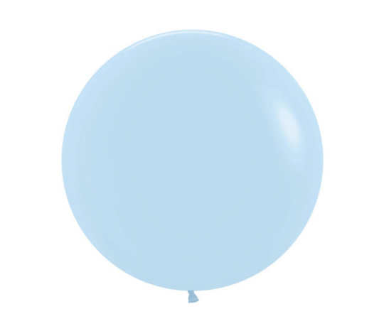 24" Pastel Blue Balloon