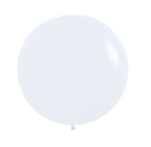 24" White Balloon