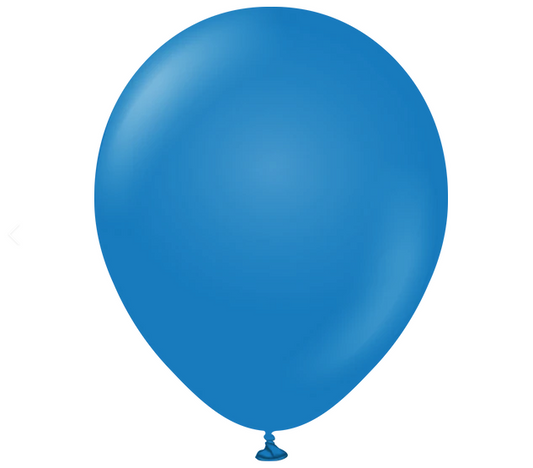 12" Blue Latex Balloon