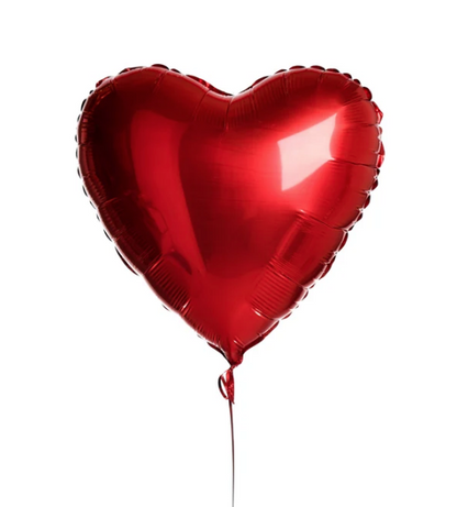 18" Red Heart Balloon
