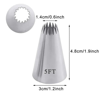 4 Pcs Star Tips Set