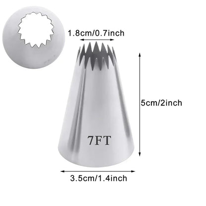 4 Pcs Star Tips Set
