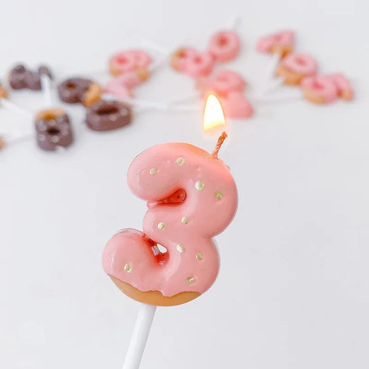0-9 Birthday Cake Number Candles