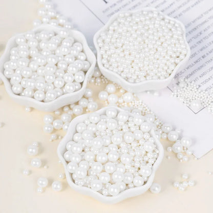 500g per bag - All sizes - Sugar White Pearls